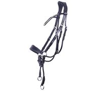 Bridon équitation sans mors QHP Sunna Noir Cob