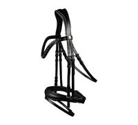 Bridon équitation Waldhausen S-Line Blackshine Noir Full