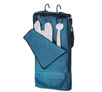 Bridon étanche portable et sac de licol avec armature à 3 crochets pour chevaux Rangement pour écurie et remorque Sac d'organisation noir 66 x 15 x 7 cm (Dark Teal)
