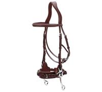 Bridon Hackamore pour cheval Dy'on Marron Full