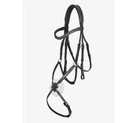 Bridon pour cheval muserolle croisée LeMieux Arika Grackle Noir Poney