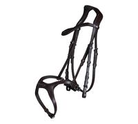 Bridon sans mors pour cheval anatomique HKM Anatomic Sports Marron Poney