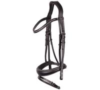 Bridon sans mors pour cheval Crystal Harry's Horse Noir Cob