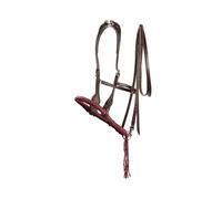 Bridon sans mors pour cheval Edix Saddles ED3-Brightstar Marron Extra Full