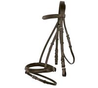 Bridon sans mors pour cheval HKM Jana Marron Shetland