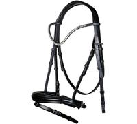 Bridon sans mors pour cheval HKM Melinda Noir Cheval