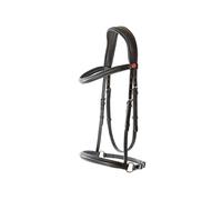 Bridon sans mors pour cheval Kieffer Ultrasoft® Kendra buckles on both sides Noir Cob