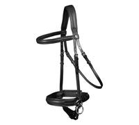 Bridon sans mors pour cheval Waldhausen X-Line Noir Poney