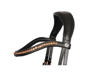 Bridons anatomique Harry's Horse Rosegold Noir Full