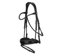 Bridons de dressage équitation LeMieux Kudos Patent Noir Poney