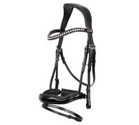 Bridons équitation anatomique BR Equitation Bolton Noir Cob