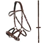 Bridons équitation anatomique BR Equitation Lewes Marron Full