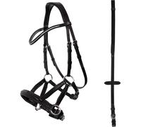 Bridons équitation anatomique BR Equitation Lewes Noir Cob