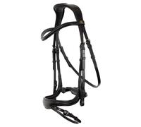 Bridons équitation anatomique BR Equitation Longridge Noir Cob