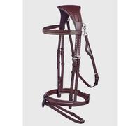 Bridons équitation anatomique Equiline JP Marron Cob