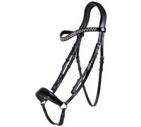 Bridons équitation anatomique QHP Phaedra Noir Cob