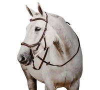 Bridons équitation avec rênes en caoutchouc Horseware Micklem 2 Deluxe Marron Poney
