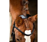 Bridons équitation de dressage en cuir vegan Montar Normandie ECO Noir XFull