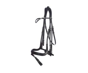 Bridons équitation double combiné Kavalkade Ivonne Noir Cob