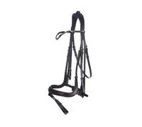 Bridons équitation double combiné Kavalkade Ivonne Noir Poney