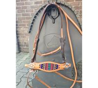 Bridons équitation Edix Saddles ED4-Brightstar Beige Pony/Cob