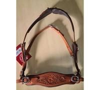 Bridons équitation Edix Saddles ED4-Rose Marron Pony/Cob