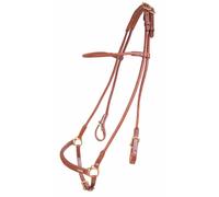 Bridons équitation en cuir avec muserolle Hanovrienne Karlslund Marron 3x40x30 cm