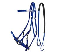 Bridons équitation et licol pour cheval en biothane Lakota Bleu TU