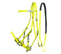 Bridons équitation et licol pour cheval en biothane Lakota Jaune TU