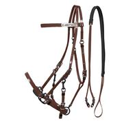 Bridons équitation et licol pour cheval en biothane Lakota Marron TU