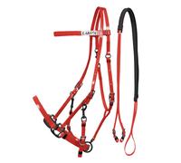 Bridons équitation et licol pour cheval en biothane Lakota Rouge TU