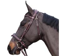 Bridons équitation Flags&Cup Madrid Marron Poney