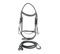 Bridons équitation Flags&Cup Wellington Noir Cob