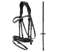 Bridons équitation muserolle combinée anatomique ANKY Comfort line Noir Full