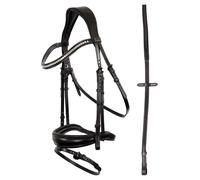 Bridons équitation muserolle combinée anatomique ANKY NB Noir Full