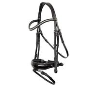 Bridons équitation muserolle combinée BR Equitation Ipswich Noir Full