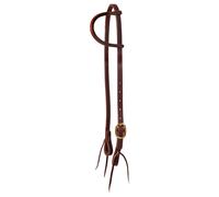 Bridons équitation pour cheval à une oreille avec cuir huileux Pool's Marron TU