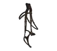 Bridons équitation pour cheval anatomique avec broderie Horze Peckham Marron Full
