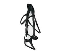 Bridons équitation pour cheval anatomique avec broderie Horze Peckham Noir Full