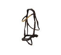 Bridons équitation pour cheval anatomique avec frontal cristal Horze Highbury Marron Full