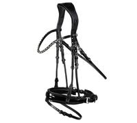 Bridons équitation pour cheval anatomique Horze Clermont Noir Cob