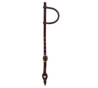 Bridons équitation pour cheval avec cuir huileux Pool's Streight Marron TU