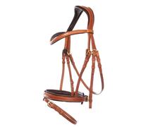 Bridons équitation pour cheval avec flash Kavalkade Robin English Nb Marron Full
