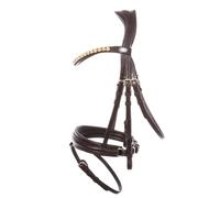Bridons équitation pour cheval avec flash Kavalkade Zor Crank Nb Marron Poney/II