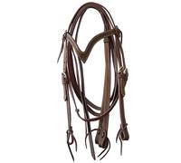 Bridons équitation pour cheval darkbrown Lakota Browband flower Tooling Marron TU