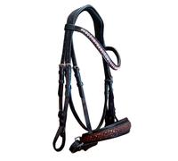 Bridons équitation pour cheval double Zaldi SLT-277 Noir Full