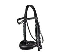 Bridons équitation pour cheval Dy'on Large Mat Noir Full