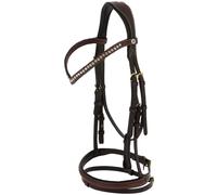 Bridons équitation pour cheval en cuir Norton Athena Marron Cob