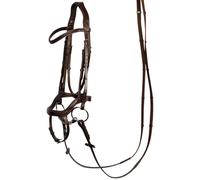 Bridons équitation pour cheval Harry's Horse Anatomic Marron Cob