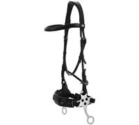 Bridons équitation pour cheval Norton Hackamore Noir Full